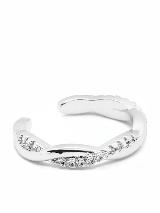 Piercing.gr Ring with Zircon