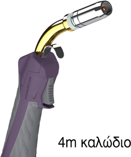 Parweld Pro MIG MAG Torch PRO-Grip Max® 250A Air Cooled Pensete Aparat de sudat 250A răcit cu aer (4m)