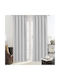 Lino Home Κουρτίνα με Τρέσα Emb Basko LGrey 150x240εκ.