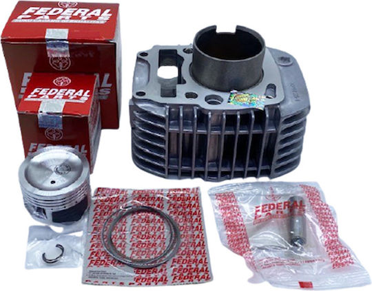Federal Set Piston și Cilindru Motocicletă 52.4mm pentru Honda ANF 125 Innova - ANF 125 Innova / Innova 125