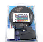 LED Strip Power Supply 12V RGB Length 5m with Remote Control