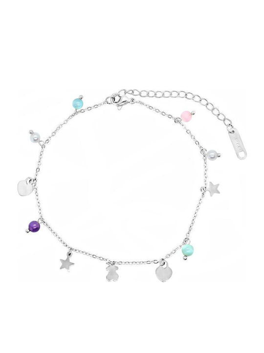 Piercing.gr Stainless Steel Foot Chain 20cm