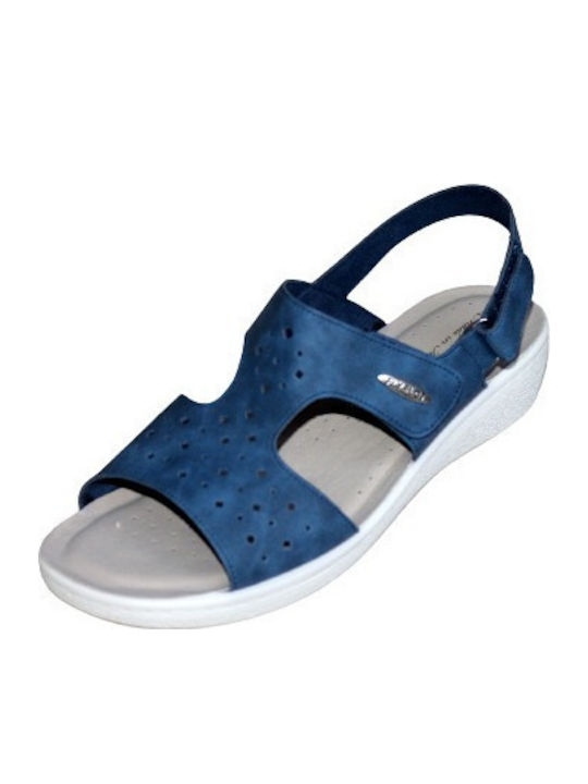 Anatomische Damenplattformen Blau