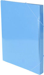Salko Paper Plastic File Box with Rubber Band 2...