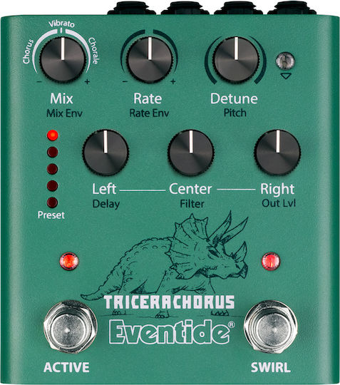 Eventide TriceraChorus Pedale Wirkung Chorus E-Gitarre, E-Bass und Stimme