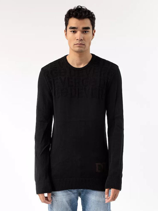 Devergo Men's Long Sleeve Sweater Black