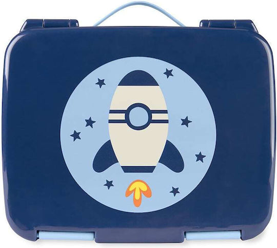 Skip Hop Spark Style Bento Πλαστικό Παιδικό Δοχείο Φαγητού Μπλε