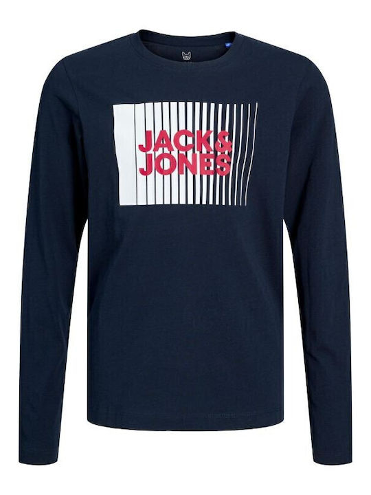 Jack & Jones Kids' Shirt Long Sleeve Navy Blue