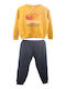 Joyce Kids Sweatpants Set Yellow 2pcs