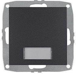 Mono Electric Front Plate Wall Push Bell Button without Frame Gold 500-002035129