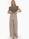 Women's Blouse Sleeveless Khaki