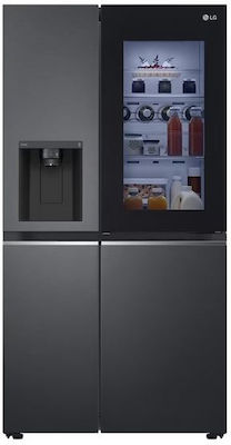 LG Ψυγείο Ντουλάπα 635lt NoFrost Υ179xΠ91.3xΒ73.5εκ. Μαύρο