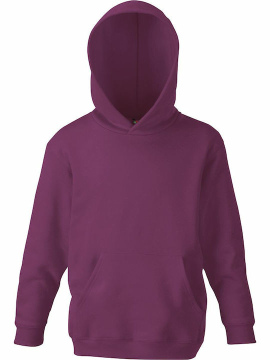 Fruit of the Loom Kids Sweatshirt with Hood and...