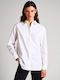 Pepe Jeans Women's Long Sleeve Shirt White