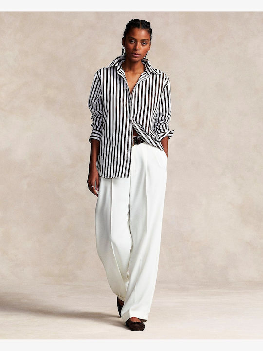 Ralph Lauren Women's Striped Long Sleeve Shirt