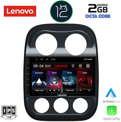 Lenovo Sistem Audio Auto pentru Jeep Busolă / Patriot (Bluetooth/USB/AUX/WiFi/GPS/Apple-Carplay) cu Ecran Tactil 10.1"