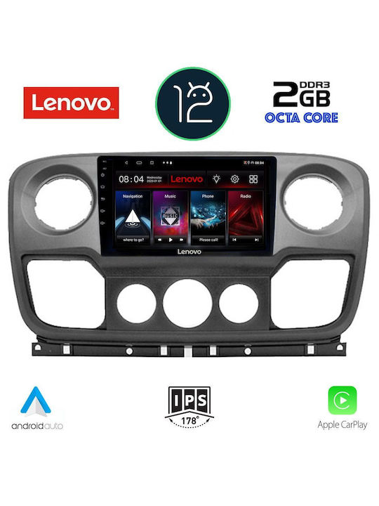 Lenovo Sistem Audio Auto pentru Opel Movano Renault Maestru Nissan NV400 (Bluetooth/USB/AUX/WiFi/GPS/Apple-Carplay) cu Ecran Tactil 10.1"