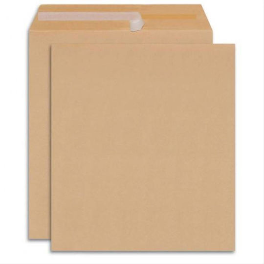 Metron Set of Envelopes Bag Type with Adhesive 500pcs in Beige Color
