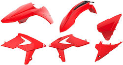 Polisport Motorcycle Plastic Set Red