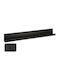 Shelf Wall Black 58x6x6.8cm