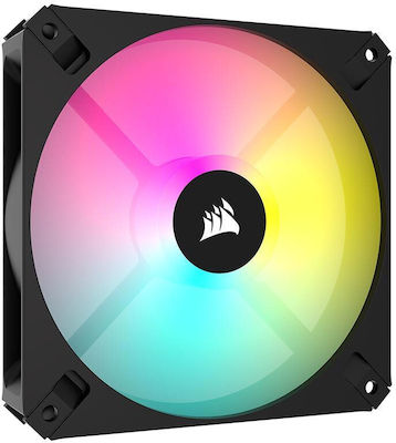 Corsair iCUE AR120 RGB Ventilator Carcasă cu Conexiune 3-Pin / 4-Pin PWM 1buc