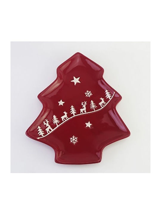 Iliadis Christmas Ceramic Platter Ornament 81846