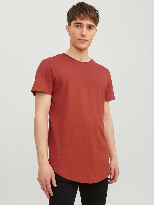 Jack & Jones Ανδρικό T-shirt Κοντομάνικο Κόκκινο