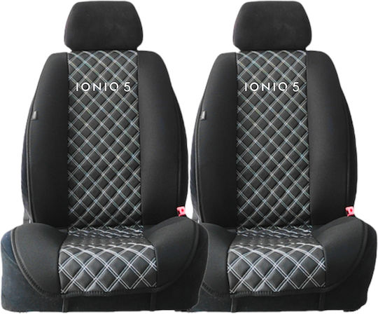 Spătar Auto 2buc Piele sintetica Alb