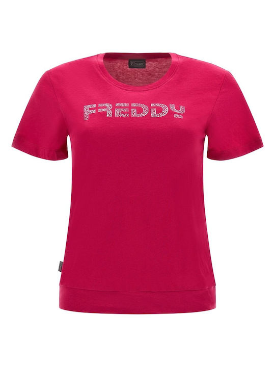 Freddy Damen Sport T-Shirt Fuchsie