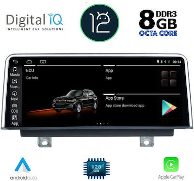 Digital IQ Car-Audiosystem für BMW Serie 2 Serie 2 2014-2018 (Bluetooth/USB/AUX/WiFi/GPS/Apple-Carplay) mit Touchscreen 12.3"