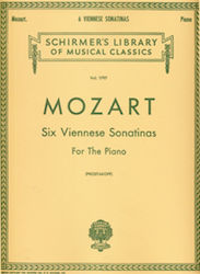 G. Schirmer Mozart Six Sheet Music for Piano