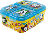 Stor Mickey Recipient pentru mâncare pentru copii din plastic Multicolor 16 x 12.5 x 6.5buc