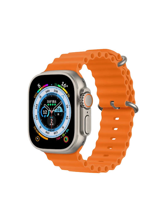 Sonique Strap Silicone Orange (Apple Watch 44/4...