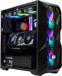 Vengeance Venom CoolerMaster Edition-V48 Gaming Desktop PC (Kern i7-13700F/16GB DDR4/512GB SSD/GeForce RTX 4060 Ti/Kein OS)