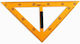 Foska Geometrisches Dreieck Kunststoff 50cm mit Griff
