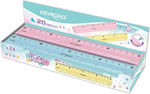 Keyroad Plastic Ruler 20cm (Μiscellaneous colours)