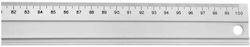 Westcott Metallic Transparent Ruler 100cm