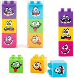 Trendhaus Radiergummi für Bleistifte Monster (Μiverse Farben) 1Stück
