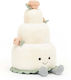 Jellycat Plush Wedding Cake for 3+ Years 28 cm