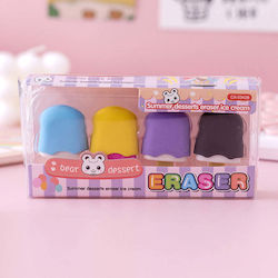 One & Only Baby Eraser Set for Pencil and Pen Ice Creams 4pcs One & Only Baby Eraser Set for Pencil and Pen Ice Creams 4pcs