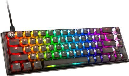 Ducky One 3 Aura SF Gaming Mechanical Keyboard 65% with Gateron Baby Kangaroo switches and RGB lighting (English US)