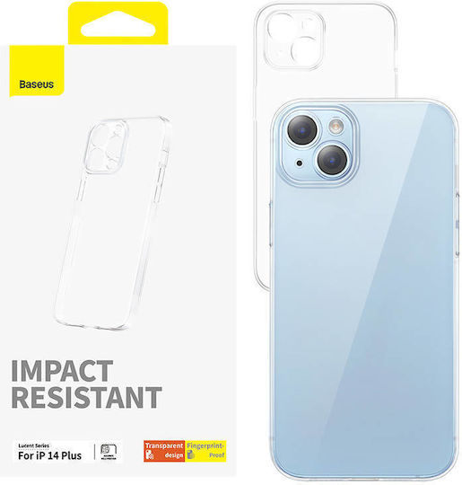 Baseus Series Задна корица Закалено стъкло Прозрачен (iPhone 14 Plus)