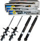Bilstein B4 Set amortizoare 4buc pentru Renault Rapid Skoda Rapid Volkswagen Polo