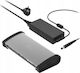 J5create Thunderbolt 4 Docking Station με 4K PD Ethernet και σύνδεση 2 Οθονών Γκρι (JTD562)