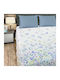 Lino Home Liscie Κουβερλί Υπέρδιπλο από Πολυεστέρα White 220x240cm