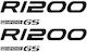 Moto Discovery Αυτοκόλλητα Σετ Μαύρο