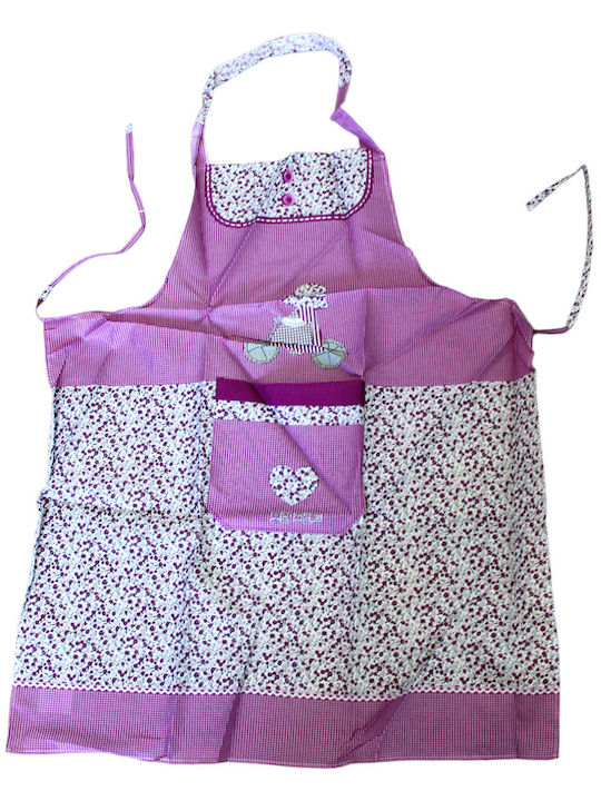 Apron Purple 62x75cm