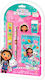 Kids Licensing Gabby's Dollhouse Kids Stationery Set with Pencil, Sharpener, Eraser, Notepad and Ruler 5pcs