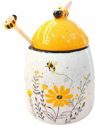 Porcelain Honey Pot White 350ml