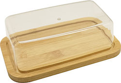 Butter Dish Wooden Beige 1pcs